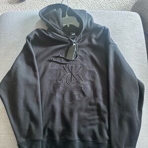 Kith Black Embroidered Hoodie Brand New with tags